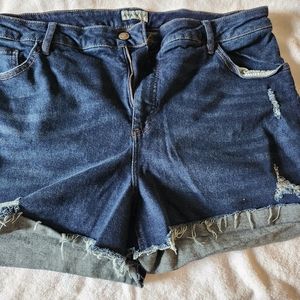 Denim shorts